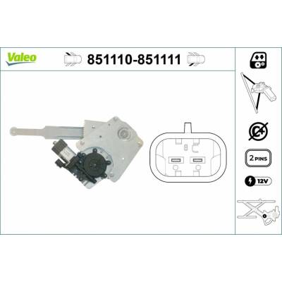 Mechanizmus zdvíhania okna VALEO 851110