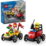LEGO® City - Pizza vs. Fire Truck Race Car Pack (60458)
