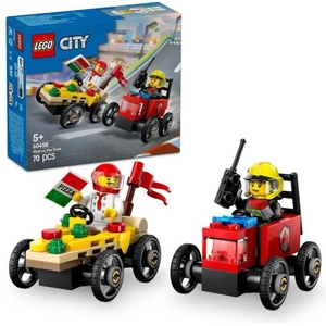 LEGO® City - Pizza vs. Fire Truck Race Car Pack (60458)