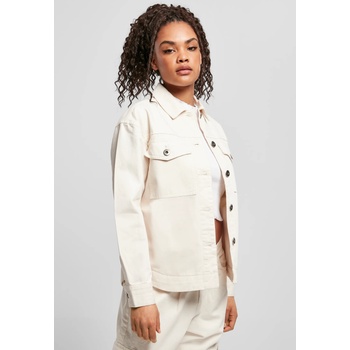 Urban Classics Дамско яке в пясъчен цвят Urban Classics Ladies Oversized Shirt Jacket UB-TB4366-02903 - Пясъчен, размер XL