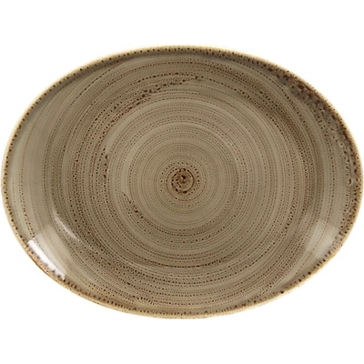 RAK Porcelain Twirl tanier oválny 36 x 27 cm alga TWNNOP36AL-6