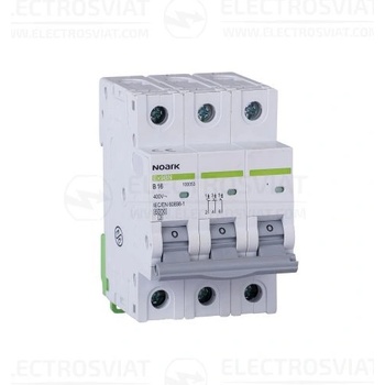 Image 1 of NOARK Electric АВТОМАТИЧЕН ПРЕКЪСВАЧ 6KA, КРИВА C, 3P, 16A - 100143 (100143)