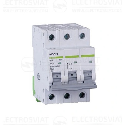 NOARK Electric АВТОМАТИЧЕН ПРЕКЪСВАЧ 6KA, КРИВА C, 3P, 16A - 100143 (100143)