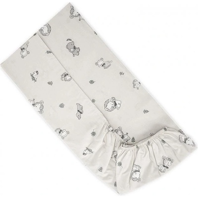 Lorelli Чаршаф с ластик Lorelli - Jungle, бежов, 60 x 120 + 15 cm (20051316801)