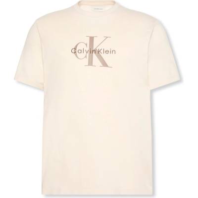 Calvin Klein Jeans Тениска Calvin Klein Jeans Men's Monogram T-Shirt - Chalk 67U