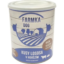 Sokol Falco Farmka Dog kusy lososa v hovädzom 800 g