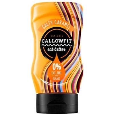 Callowfit poleva s příchutí slaného karamelu bez cukru 300 ml