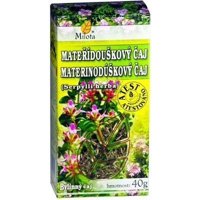 Milota Mateřídouška bylinný čaj 40 g