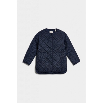 Gant Monogram Quilted Liner Jacket Evening Blue