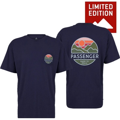 Passenger Мъжка тениска Passenger Laidback Recycled Cotton Relaxed Fit Exclusive T-shirt - Rich Navy - размер XL (216-8917-0114)