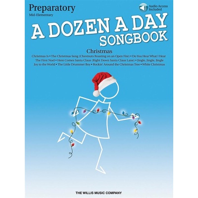 A Dozen a Day Christmas Songbook Preparatory Mid-Elementary Level uebnice na klavr 981617