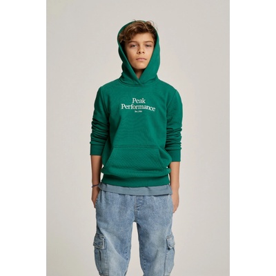 Peak Performance Jr Original Hood green ivy/black