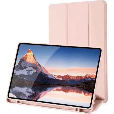 Techsuit Калъф за Samsung Galaxy Galaxy Tab S6 Lite (2020/2022/2024) - Flex Trifold - Розов