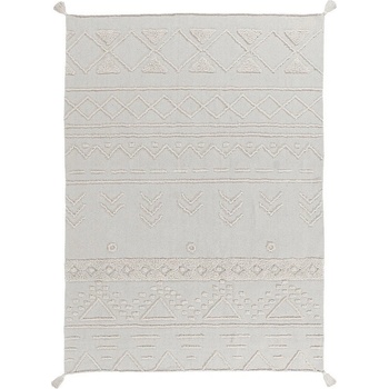 Lorena Canals Бял ръчно изработен памучен килим подходящ за пране 140x200 cm Tribu Natural - Lorena Canals (C-TRIBU-NAT-M)