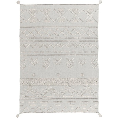 Lorena Canals Бял ръчно изработен памучен килим подходящ за пране 140x200 cm Tribu Natural - Lorena Canals (C-TRIBU-NAT-M)