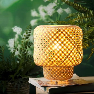 Onli - Настолна лампа BAMBOO 1xE27/22W/230V бамбук (OL0416)