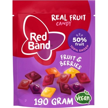 Red Band želé bonbony s ovocnými příchutěmi 190 g