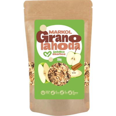 Markol Granola jablko a skořice 250 g