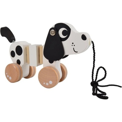 Magni Danish Toys edukačná ťahacie hračka Psík Dalmatin