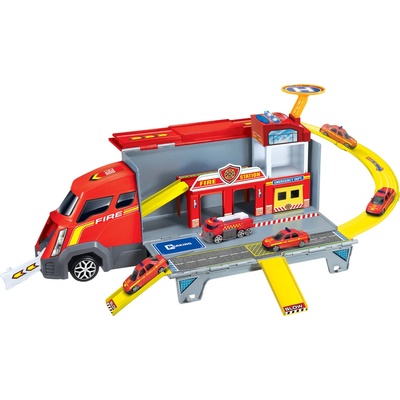 Wiky Vehicles Kamion hasičská stanice rozkládací s efekty 46cm