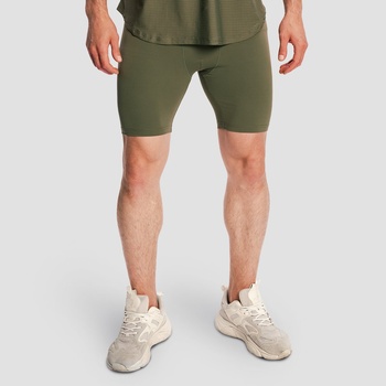 GymBeam Мъжки къси панталони Combat Olive Grey M