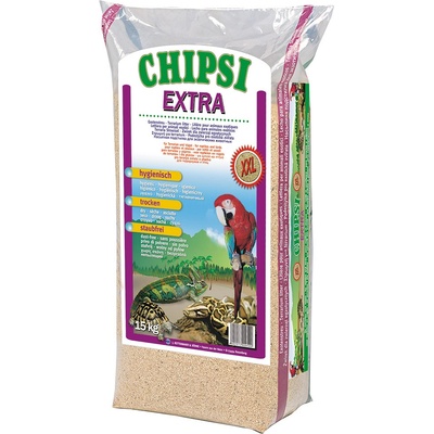 Chipsi Extra stelivo z bukového dřeva XXL hrubá zrnitost 15 kg