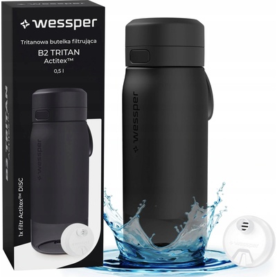 Wessper B2 TRITAN ActitexTM 500 ml čierna