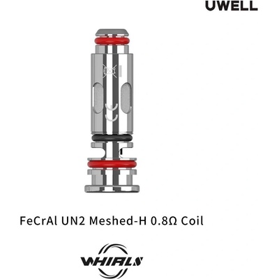 Uwell WHIRL S UN2 Meshed-H žhavicí hlava nerez 0,8ohm 1 ks – Zbozi.Blesk.cz