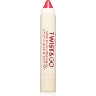 puroBIO Cosmetics Twist&Go vyživující rtěnka v tužce Raspberry Red 2,9 g