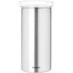 Brabantia Буркан за съхранение на кафе капсули Brabantia 646989, За до 18 броя капсули, Неръждаема стомана, Устойчив на пръстови отпечатъци, Сребрист (646989)