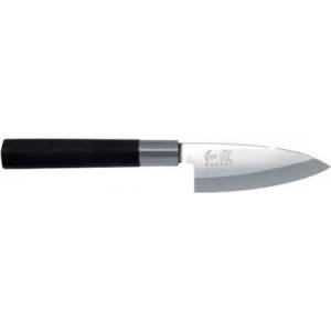 Kai 6710D Кухненски нож за риба за дясна ръка Wasabi Black Deba 10.5 см