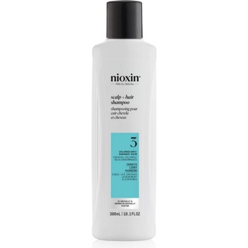 Nioxin System 3 Scalp + Hair Shampoo почистващ шампоан за боядисана и оредяваща коса 300ml