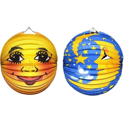 Wiky Lampión guľa Mesiac 25cm žltá