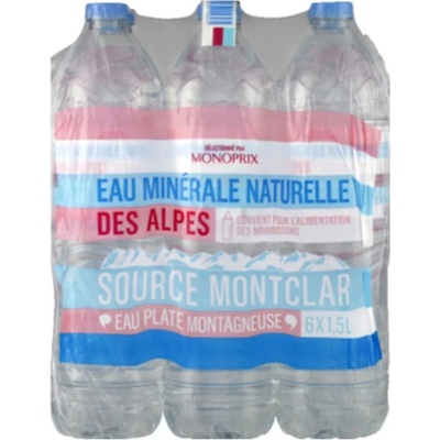 Monoprix Alpská minerální voda 6 x1,5 l