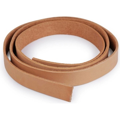 Stoklasa Kožený popruh / ucho na tašky - polotovar šíře 20 mm Balení: 1 ks, Varianta: 1 přírodní stř. 1 přírodní stř.
