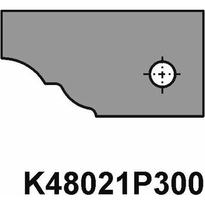 VBD pro sadu fréz na dveře - dlouhý čep K48021P300