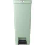 Brabantia Кош за боклук с педал Brabantia StepUp 1005558, 40 л, Екологични материали, Голям отвор, Светлозелен (1005558)