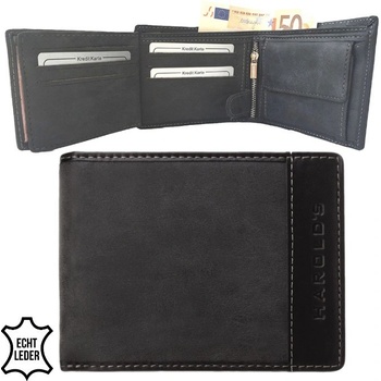 Harold's peněženka pánská kožená černá F11820 schwarz