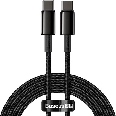 Baseus CATWJ-A01 Tungsten Gold Fast Charging Data Cable Type-C (USB-C) 100 W, 2m, černý