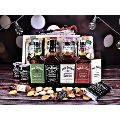 Bombabox Dárková bedna s páčidlem Jack Daniel’s Fire – Sleviste.cz