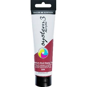 Daler-Rowney System3 АКРИЛНА боя Cadmium Red Deep Hue 150 ml 1 бр (129150504)