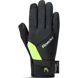 Roeckl Sports Детски ръкавици Roeckl Sports Kid's Reichenthal 2 Gloves - Black / Fluo Yellow - размер 7 (EU) (202-8811-0214)