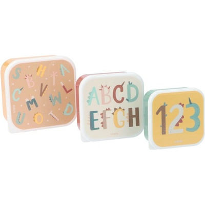 Tutete Desiatové boxy 3 ks Funny Letters