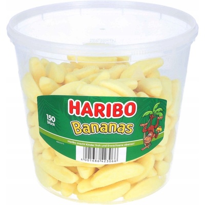 Haribo Bananas želé penové cukríky banány 1050 g