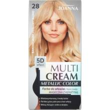 Joanna Multi Cream Metallic Color 28 Veľmi svetlá perleťová blond