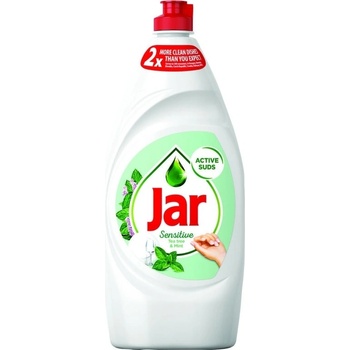 Jar prostriedok na umývanie riadu sensitive s Tea Tree výťažkom a mätou 900 ml