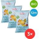 FruchtBar BIO Křupky Želvy - Kukuřice mango a banán 3 x 30 g