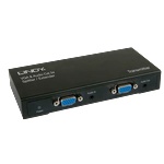 Lindy Разклонител vga и аудио, cat5, 4 порта, 300 м 35401 (35401)