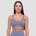 GymBeam Спортен сутиен Essence String Denim Blue M