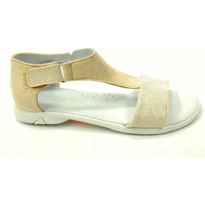 Kornecki 6880 sandále béžové zlaté